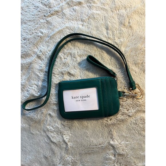 Kate Spade Teal Wristlet Wallet With Card Slot & Detachable Strap - Picture 10 of 10